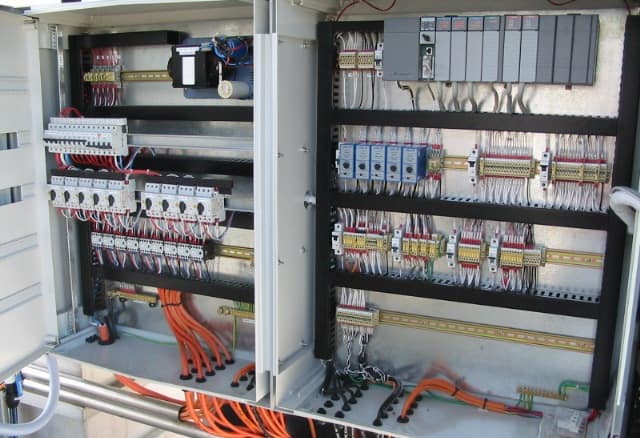 PLC control panels for wastewater treatment
