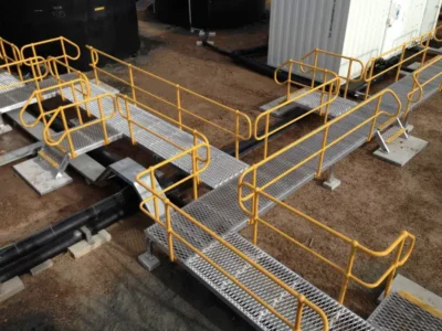 Custom industrial wastewater treatment system designed and fabricated by Baldwin Industrial Systems