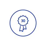 30 years ribbon icon
