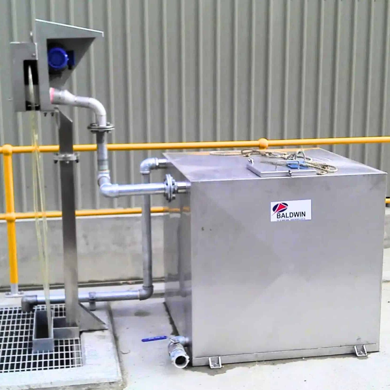 Belt and tube oil skimmer manufactured by Baldwin industrial systems